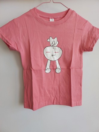 Яскрава дитяча футболка
Матеріал – котон, поліестер
Колір - рожевий
Розмір – L, . . фото 6