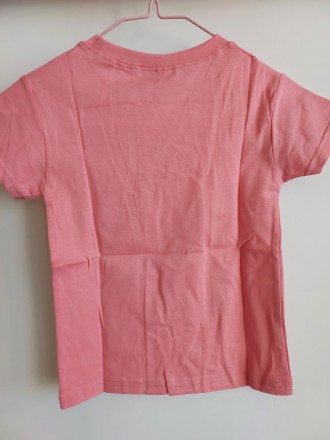 Яскрава дитяча футболка
Матеріал – котон, поліестер
Колір - рожевий
Розмір – L, . . фото 4