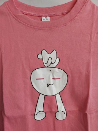 Яскрава дитяча футболка
Матеріал – котон, поліестер
Колір - рожевий
Розмір – L, . . фото 7