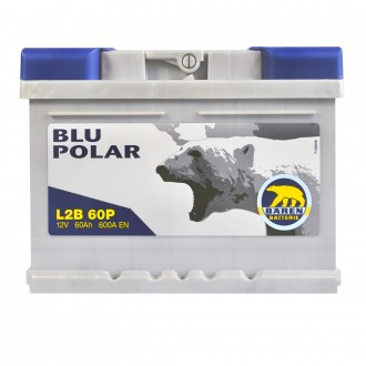 BAREN Blu polar 60Аh 600А R+ (h=175) (L2B). . фото 2
