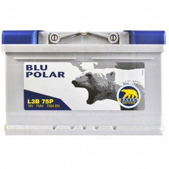 BAREN Blu polar 75Аh 730А R+ (h=175) (L3B). . фото 2
