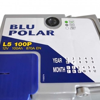 BAREN Blu polar 100Аh 870А R+ (L5). . фото 3