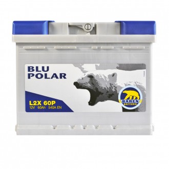 BAREN Blu polar 60Аh 540А L+ (L2). . фото 2