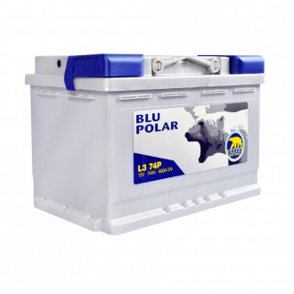 BAREN Blu polar 74Аh 680А R+ (L3). . фото 4