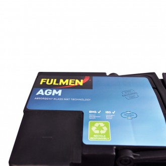 FULMEN (FK950) Start-Stop AGM (L5) 95Ah 850A R+. . фото 5