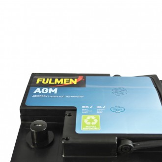 FULMEN (FK1050) Start-Stop AGM (L6) 105Ah 950A R+. . фото 5