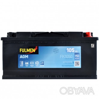 FULMEN (FK1050) Start-Stop AGM (L6) 105Ah 950A R+. . фото 1