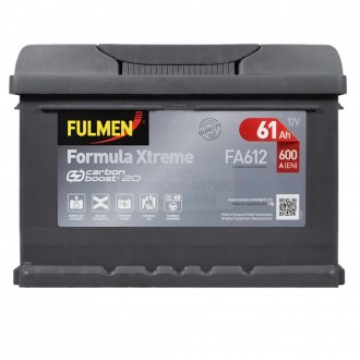 FULMEN (FA612) Formula Xtreme (LB2) 61Ah 600A R+ (h=175). . фото 2