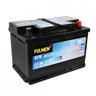 FULMEN (FL700) Start-Stop EFB (L3) 70Ah 760A R+. . фото 4