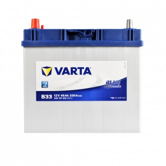 VARTA Blue Dynamic Asia (B33) 45Ah 330A L+ (B24 т. к,). . фото 2