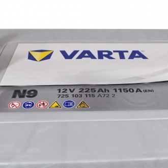 VARTA Promotive Super Heavy Duty (N9) 225Аh 1150А (D6C). . фото 4