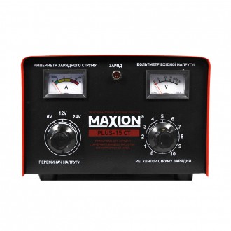 Зарядний пристрій MAXION PLUS-15СT (6, 12,24V) 6 шт/ящ. . фото 2