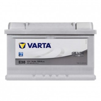 VARTA Silver Dynamic (E38) 74Ah 750А R+ (LB3) (h=175). . фото 2