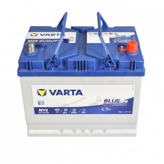 VARTA Blue Dynamic EFB Asia (N72) 72Ah 760A R+ (D26 н .к.). . фото 3