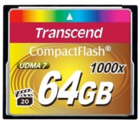 Картка пам'яті Transcend CompactFlash 64 GB 1000x (TS64GCF1000)
Карты Transcend . . фото 2