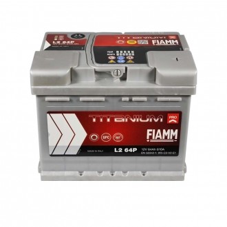 FIAMM Titanium Pro 64Аh 610А R+ (L2). . фото 3