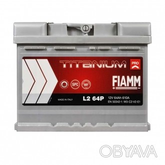 FIAMM Titanium Pro 64Аh 610А R+ (L2). . фото 1