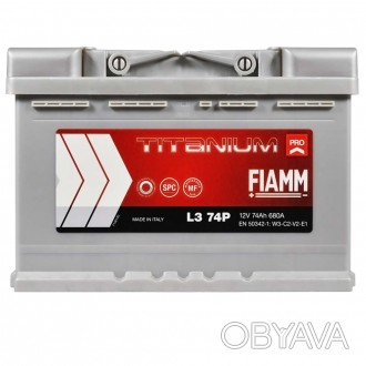 FIAMM Titanium Pro 74Аh 680А R+ (L3). . фото 1