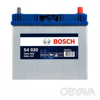 BOSCH (S40 200) (B24) Asia 45Ah 330A R+ т.к.. . фото 1