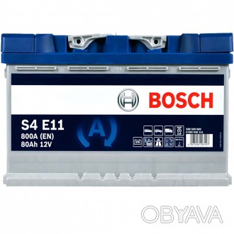 BOSCH EFB (S4E 111) (L4) 80Ah 800A R+. . фото 1