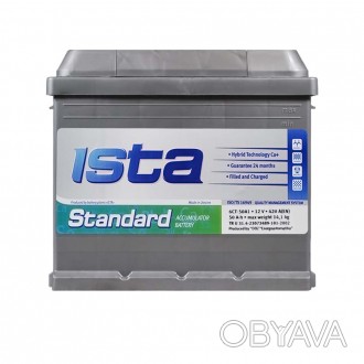 ISTA Standard 50Аh 420А R+ (L1). . фото 1