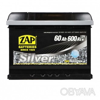 ZAP Silver 60Ah 600A L+ (560 85) (L2). . фото 1
