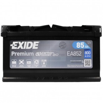 EXIDE Premium (EA852) 85Аh 800Ah R+ h=175. . фото 2
