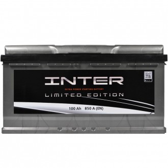 INTER limited edition 100Ah 850A R+ (L5). . фото 2