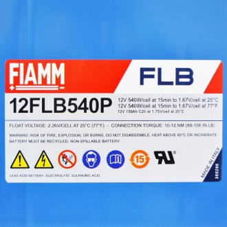 FIAMM high performance 12V 150Ah (12FLB540P). . фото 5