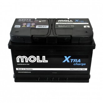 MOLL X-Tra Charge 74Ah 700A R+ (LB3). . фото 3