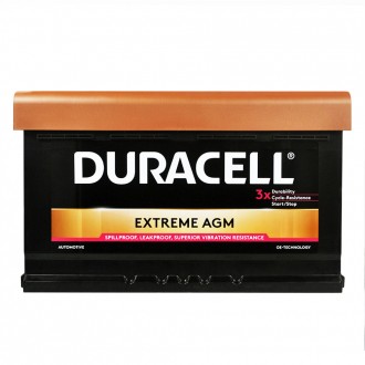 DURACELL Extreme AGM 80Ah 800A R+ (L4). . фото 2