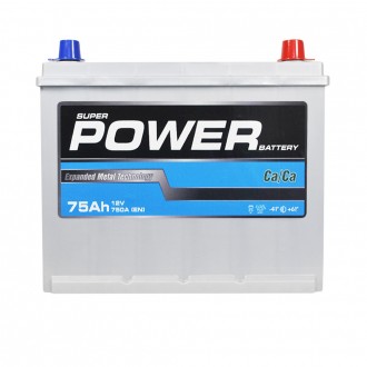 POWER SMF Silver Asia 75Ah 750А R+ (N50) н.. . фото 2