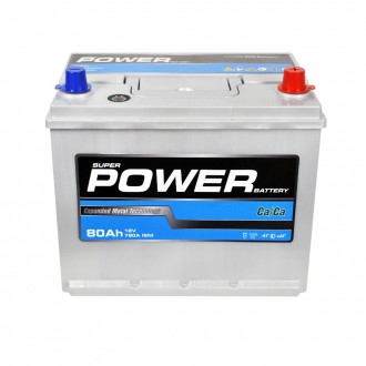 POWER SMF Silver Asia 80Ah 780A R+ (N50) н. к.. . фото 3