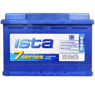 ISTA 7 Series 80Ah 760 Ah R+ (L3). . фото 2