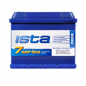 ISTA 7 Series 50Ah 420A L+ (L1). . фото 2