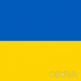 Флаг Украины изготовлен из качественного шелка размером 90х73 см.. . фото 1