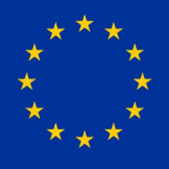 Флаг Евросоюза изготовлен из качественного шелка размером 80х120 см, звезды выпо. . фото 2
