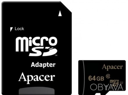 Потрясающая производительностьКарта памяти microSDXC UHS-I Class10 от Apacer мгн. . фото 1