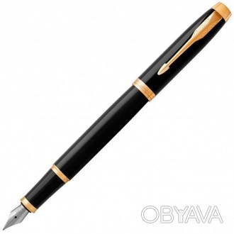 Перьевая ручка Parker IM 17 Black GT FP F 22 011 – это комфортный вариант для пр. . фото 1