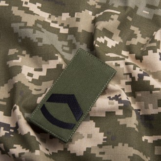 Шеврон для бійців ЗСУ, який відбиває воїнські звання військовослужбовця. У нас м. . фото 4