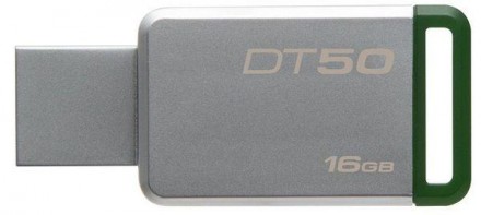 DataTraveler 50 - это легкий USB-накопитель с емкостью от 8ГБ до 128ГБКомпактный. . фото 2