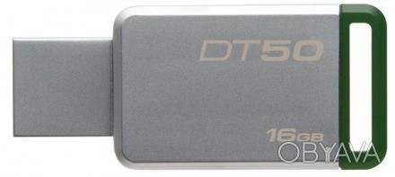 DataTraveler 50 - это легкий USB-накопитель с емкостью от 8ГБ до 128ГБКомпактный. . фото 1