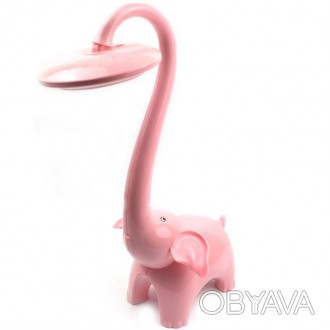 Детская настольная лампа HOROZ ELECTRIC в виде розового слона будет оригинально . . фото 1