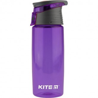 Бутылочка для воды Kite, 550 мл., фиолетовая. Изготовлена из тритана. Тритан – н. . фото 2