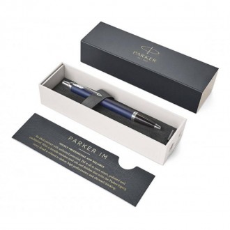 Шариковая ручка Parker IM Blue CT (BP 20 332С) - это сочетание классической стил. . фото 4