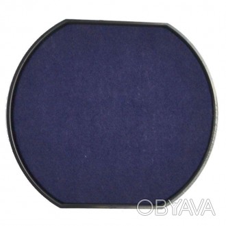 Подушка штемпельная сменная круглая диаметр 45 мм синяя. Предназначена для штемп. . фото 1