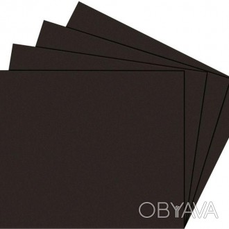 Бумага для рисования черного цвета предназначена для графических и художественны. . фото 1