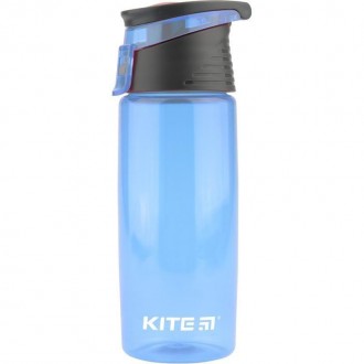 Бутылочка для воды Kite, 550 мл., голубая. Изготовлена из тритана. Тритан – наде. . фото 2