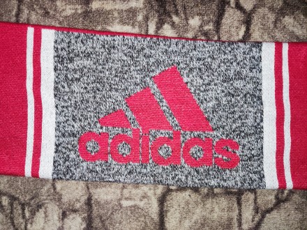 Футбольный шарф Adidas FC New York Red Bulls, двусторонний, в отличном состоянии. . фото 11