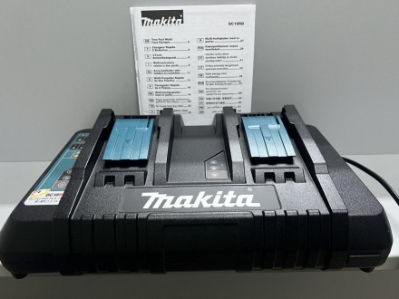 
Makita DC18RD (196933-6) Двойное быстрое зарядное устройство НОВОЕ!!!
Характери. . фото 5